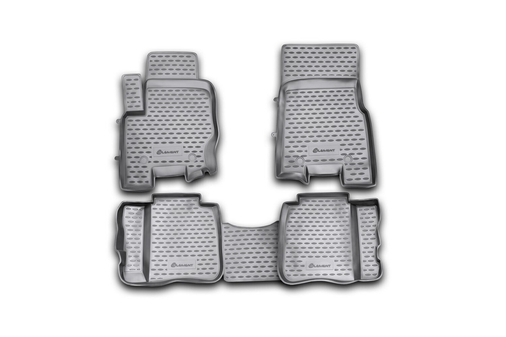 Коврики Standard, в салон ТАГАЗ Tager 06/2008- , 4 шт. (полиуретан, чёрные) Element.NLC.77.01.210