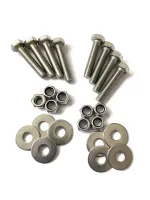 Транцевые колеса перекидные, "Ежики", для лодок с НДНД, бескамерные полиуретановые колеса, оцинкованная сталь