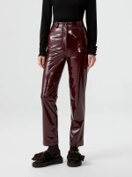Брюки бордовые из лаке OLA OLA
