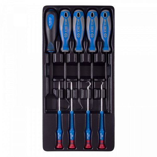 KING TONY (9-30909AY) Набор для демонтажа сальников и колец, ложемент, 9 предметов