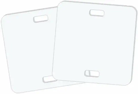 Бирка кабельная У-153 (квадратная 28х28мм) (упак 250шт.) SQ0555-0004