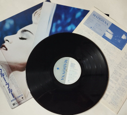 Винтажная виниловая пластинка LP Madonna True Blue (Japan 1986) (Obi) Papa Dont Preach