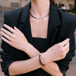 Браслет Coeur de Lion Black-White 4313/30-1314