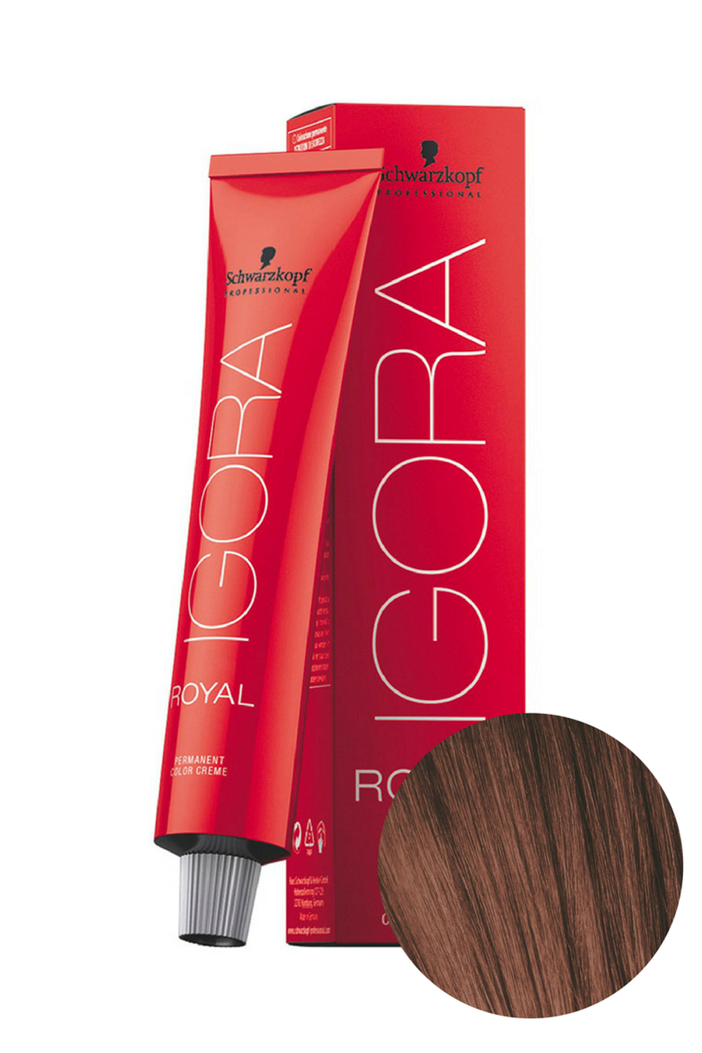 Краска для волос Igora Royal 5-57 Светлый коричневый золотистый медный Schwarzkopf Professional, 60 мл