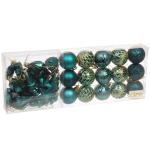 Набор ёлочных украшений «Elegant shine» 4 см 30 предмета), Изумруд
