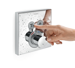 Смеситель встроенный термостат с 2 запорными клапанами Hansgrohe ShowerSelect  15763000