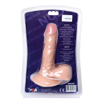 Вибратор 17см на присоске с 7 режимами вибрации ToyFa RealStick Nude 581005