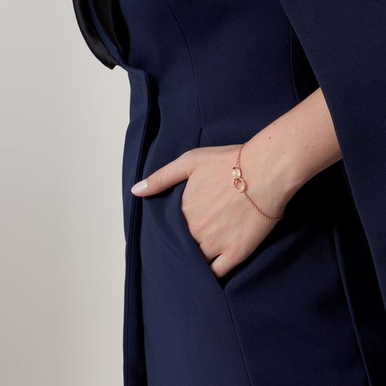 Cartier LOVE bracelet, on chain in rose gold