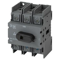 Выключатель-разъединитель ВНК-32-31130 ЭРА PRO mvr20-3-100E 3П 100А с установленной фронтальной рукояткой управления | Электротовары