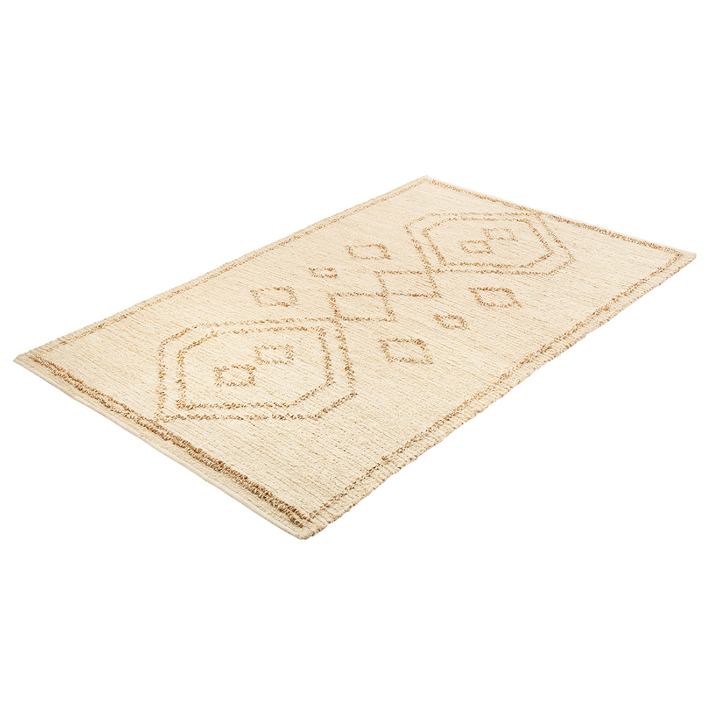 Ковер из джута и переработанного хлопка kolkata из коллекции ethnic, 160х230см