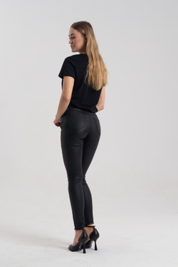 Брюки экокожа