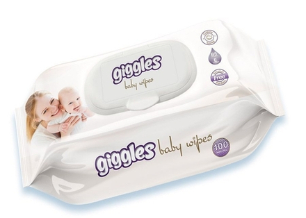 Giggles Влажные салфетки для детей с крышкой