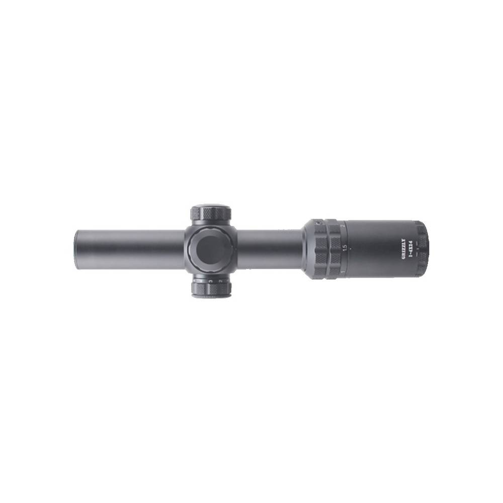 Прицел Grizzly 1-4x24, Vector Optics ( установка на Тигр, СВД, Вепрь 308 СОК-95 / Сетка German #1 / с подсветкой )