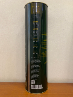 Оливковое масло CHARISMA Extra Virgin в ж/б, 1 л, Греция (Крит)