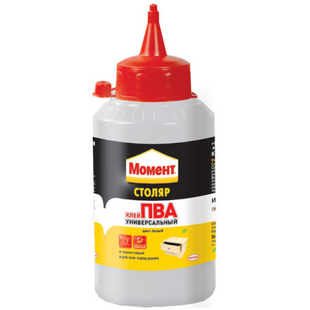 Клей для дерева Момент Столяр Универсальный ПВА, 250г