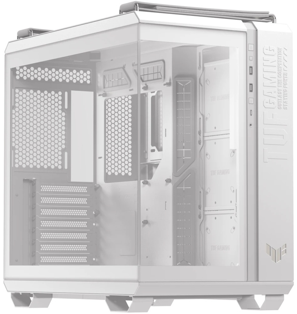 Корпус ASUS Asus TUF GAMING GT502 HORIZON TG ARGB WHITE Midi Tower белый