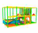 Детский игровой лабиринт с крышей «Планета игр» 4,92×2,46×3,8 м