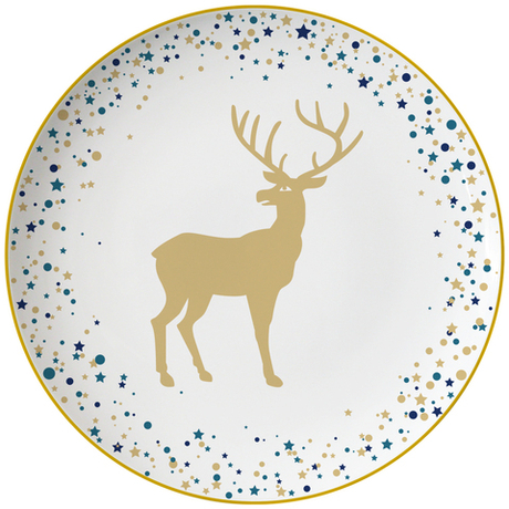 Десертная тарелка First Lady "Зимняя сказка"