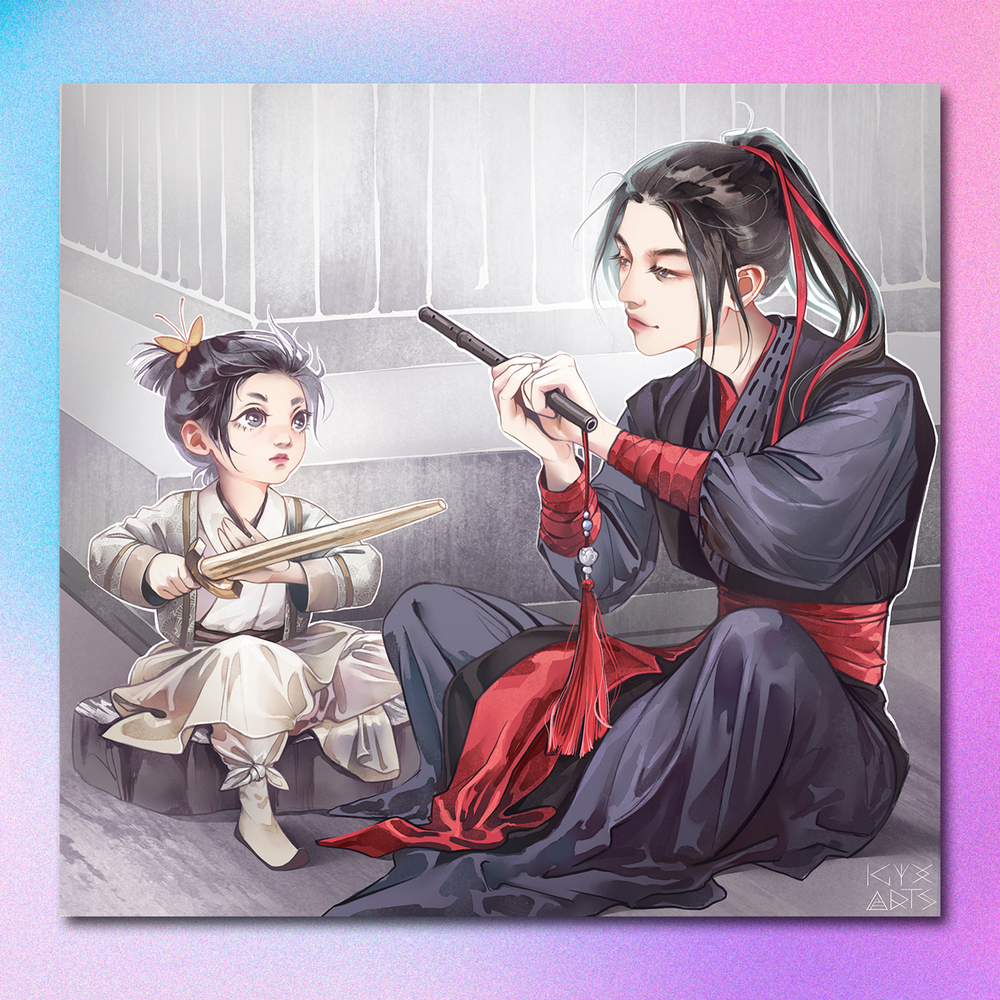Арт принт / igyx_art / Wei Wuxian & Lan Sizhui