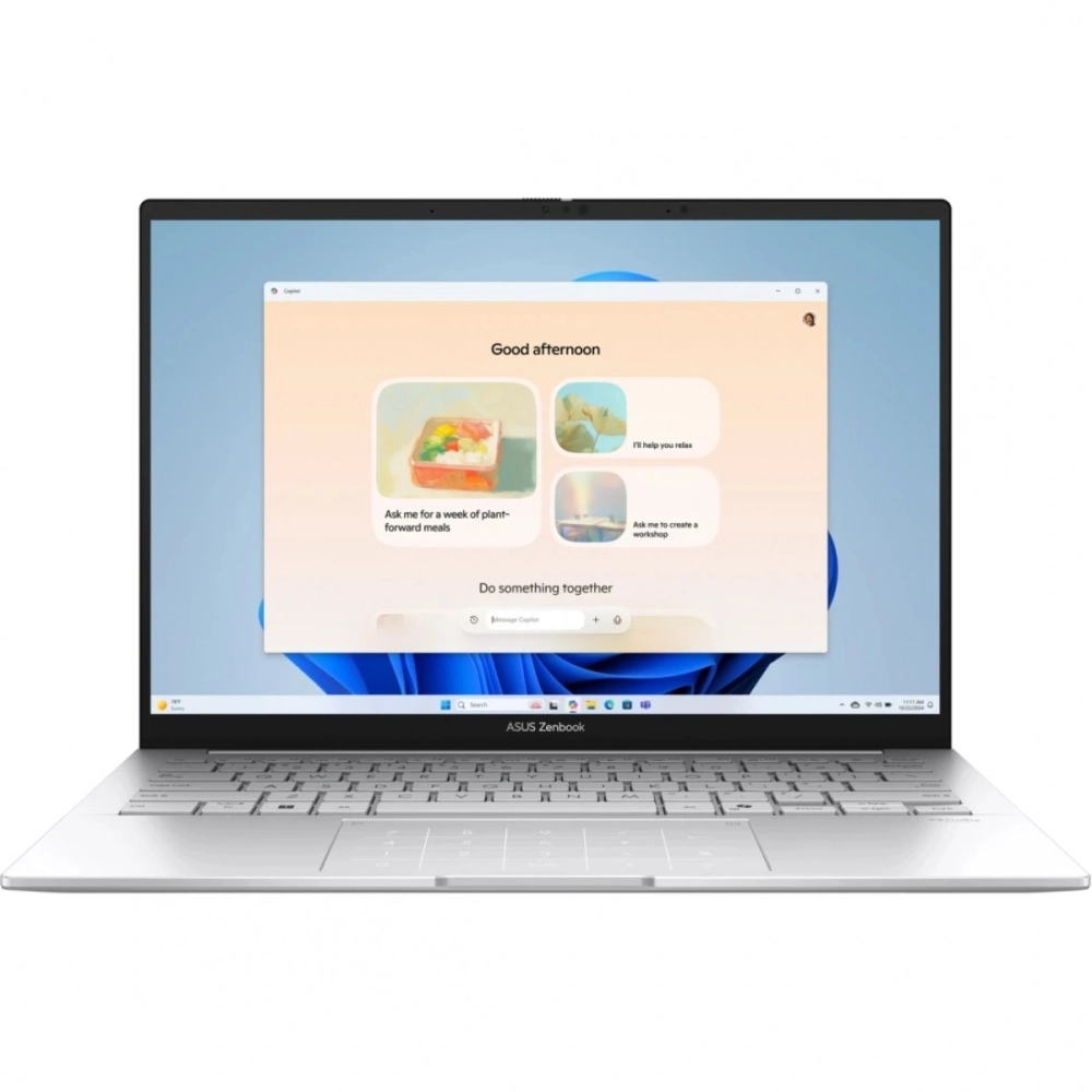 Ноутбук Asus Zenbook 14 Special UX3405CA-PP682X 14" OLED Core Ultra 9 285H 32GB/1TB SSD Foggy Silver (90NB14W2-M010D0)