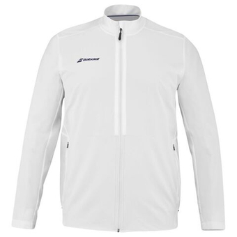 Мужская теннисная кофта Babolat Play Jacket - белый/белый
