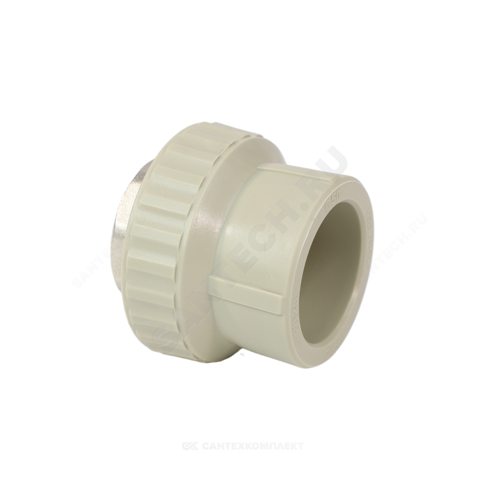 Муфта PP-R комбинированная серая Дн 63х2" ВР под ключ VALFEX 10134063Г
