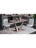 Стол кухонный обеденный раздвижной 130х80х75 см