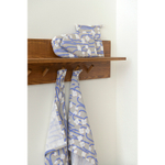 Прихватка-варежка из хлопка с принтом Полярный цветок из коллекции scandinavian touch, 15,5х33 см