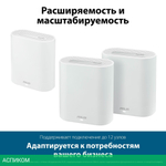 Роутер Asus EBM68 белый 2pk (90IG07V0-MO3A40)