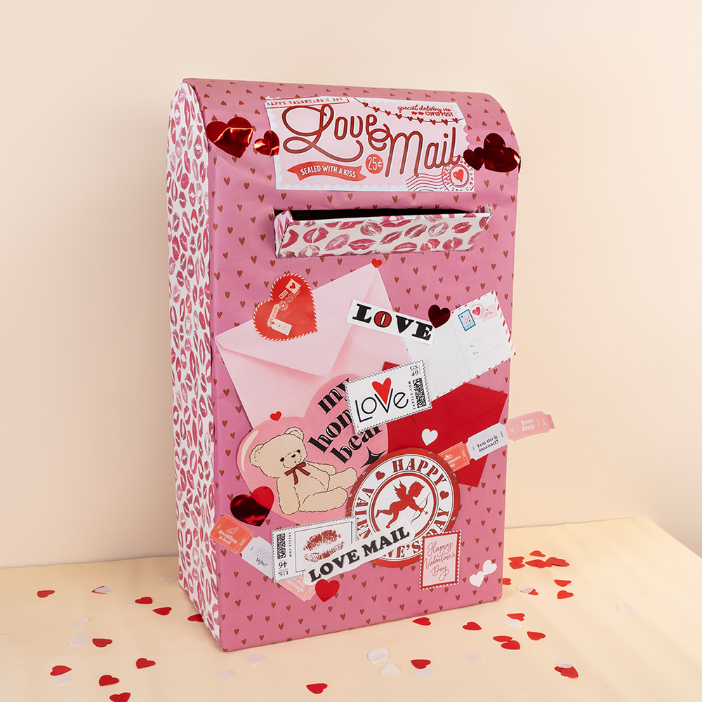 Упаковочная бумага «Сердечки» 0,7×1 м, 80 г/м²