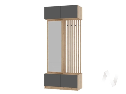 Прихожая ПР-03 Прихожая Багира (крафт/графит)