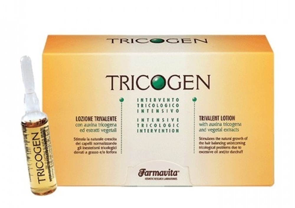 Многофункциональный лосьон 12*8мл Tricogen farmavita