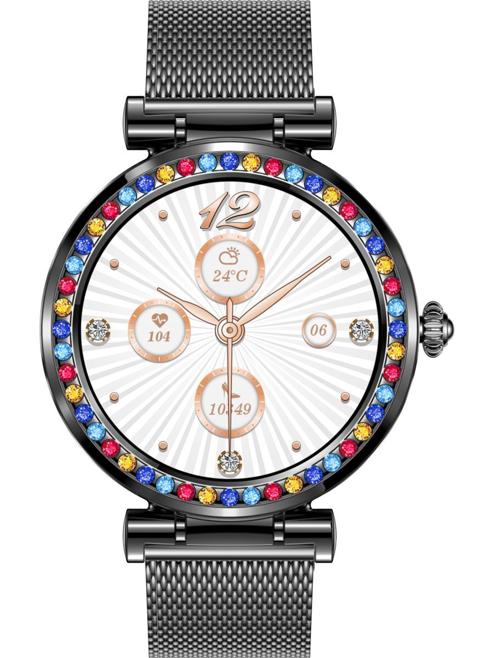 Смарт часы PARASMART Selena CF30, черный