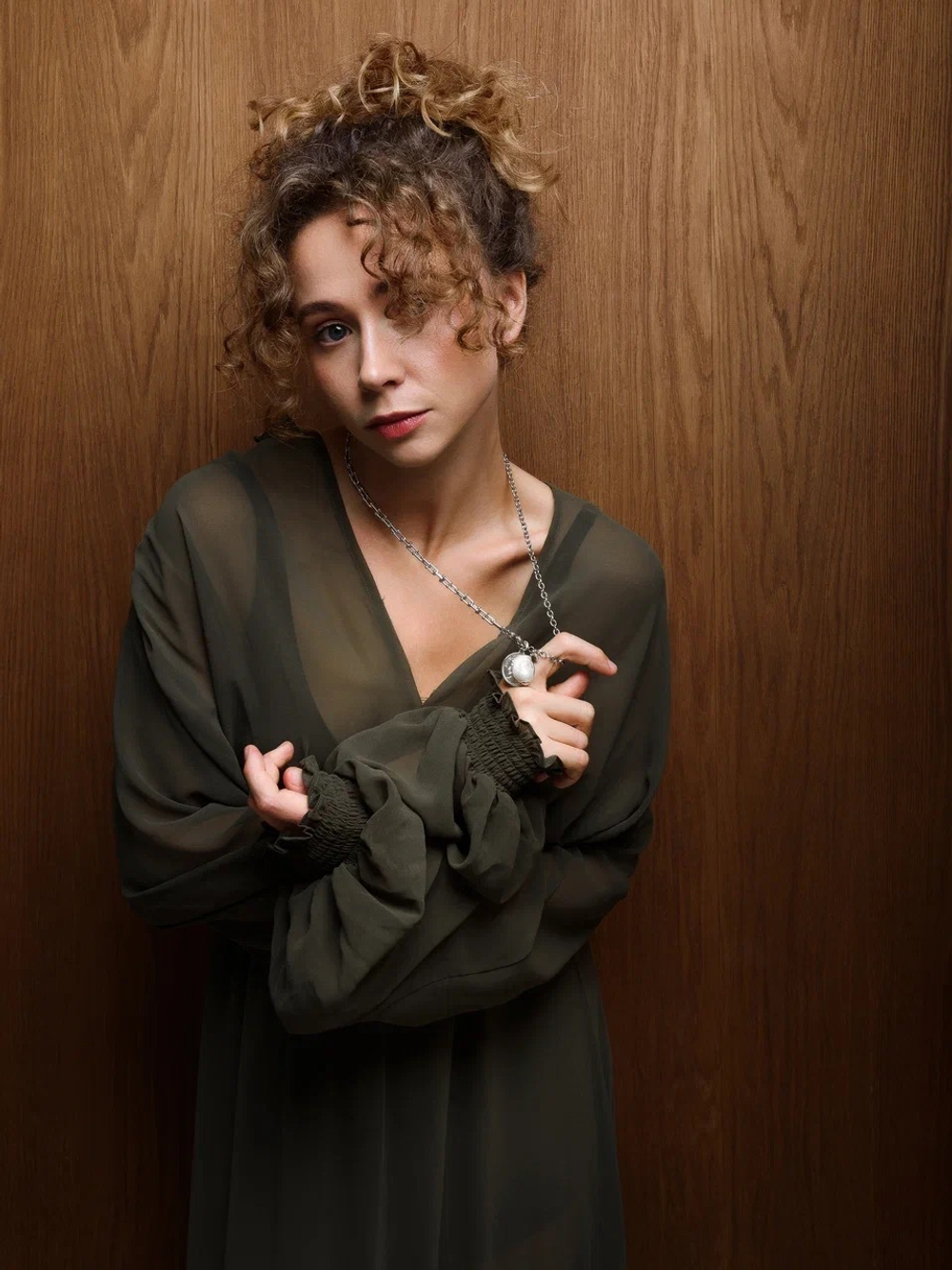 Колье "Coin sea amore pearl" Silver