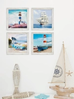 Картины на стену интерьерные на холсте 4 шт