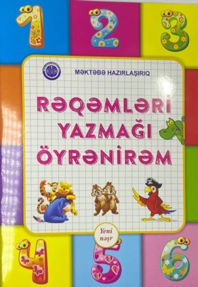 Rəqəmləri yazmağı öyrənirəm