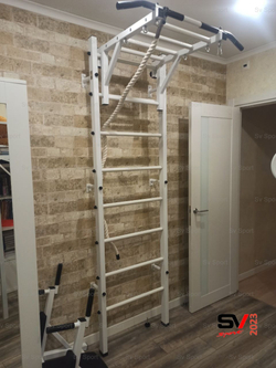 Монтаж шведской стенки Sv Sport в бетонные, кирпичные стены