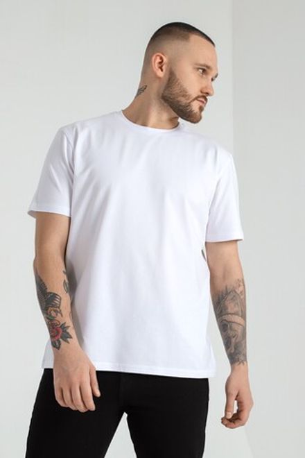 Фуфайка (футболка) мужская Клаб-1У Виотекс БЕЛЫЙ