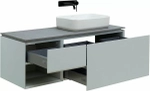 Тумба с раковиной Allen Brau INFINITY 120 1+1 папирус матовый