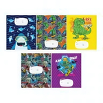 Тетрадь школьная А5 12л линия "Рисунки. Boys trend". (Спейс)