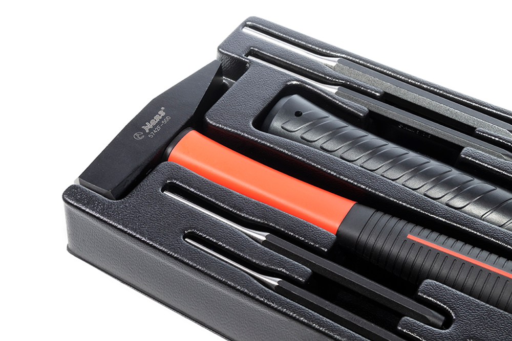 Набор молотков и выколоток Hans в ложементе, TT-13