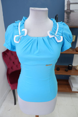 Блузка Gin Pei голубая 44 размер, новая