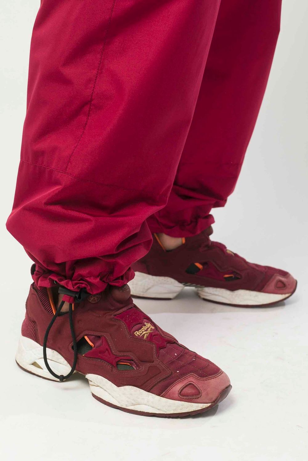 Штаны Codered Square Pants Wide бордовые