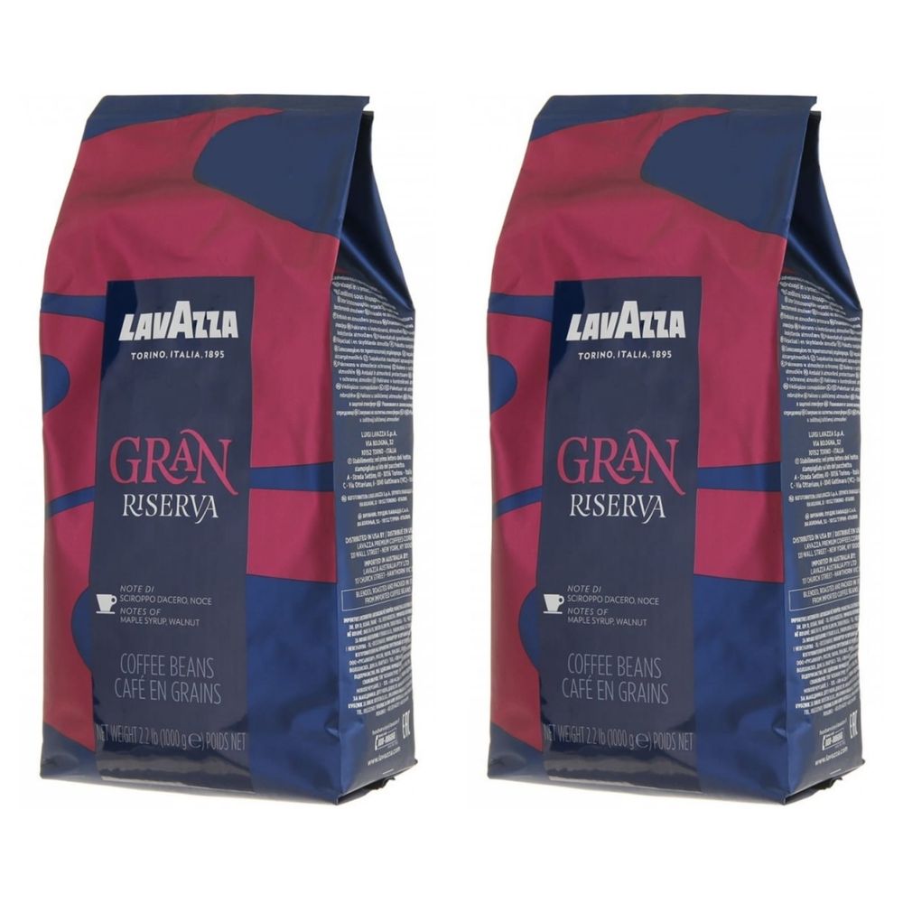 Кофе в зернах Lavazza Gran Riserva 1 кг 2 шт