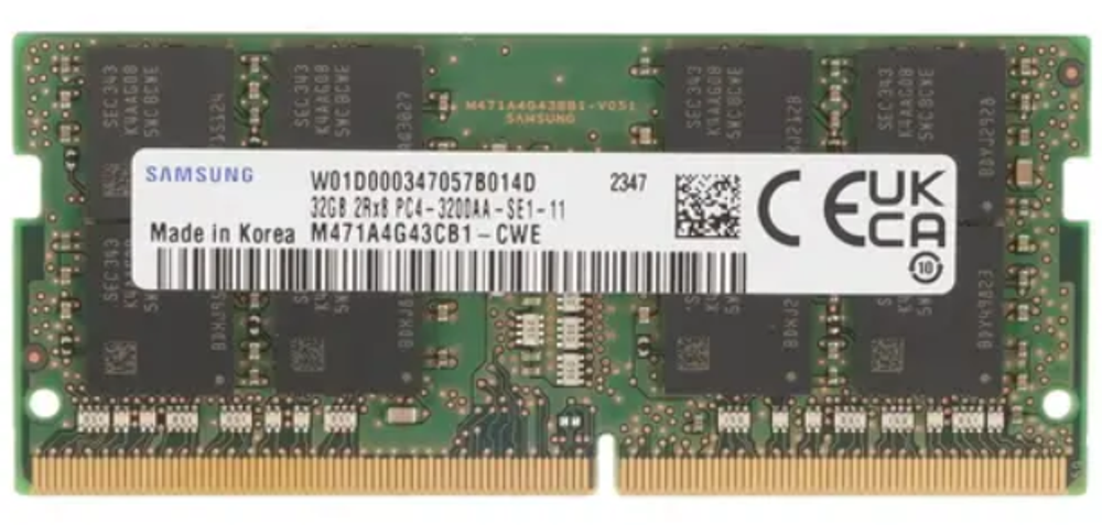 Модуль памяти SODIMM DDR4 32GB Samsung M471A4G43CB1-CWE