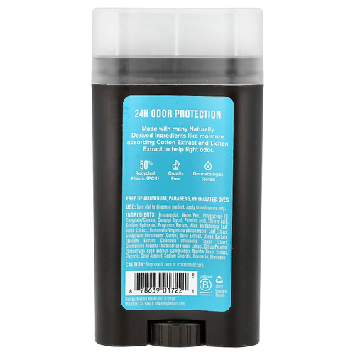 Every Man Jack, дезодорант, без алюминия, кокос и ваниль, 85 г (3 унции)