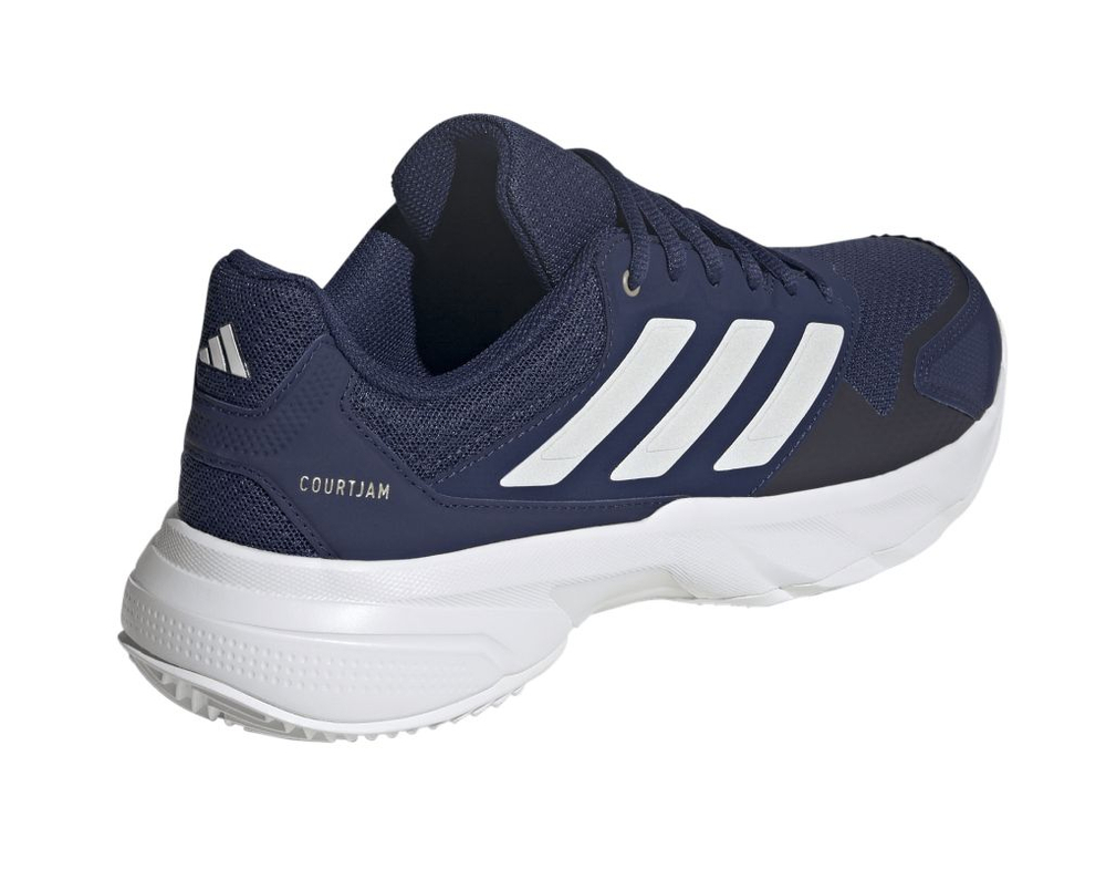 Мужские теннисные кроссовки Adidas CourtJam Control 3 M Clay - dark blue/zero metallic/cloud white