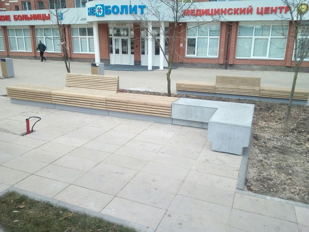 Скамья Рубин модульный
