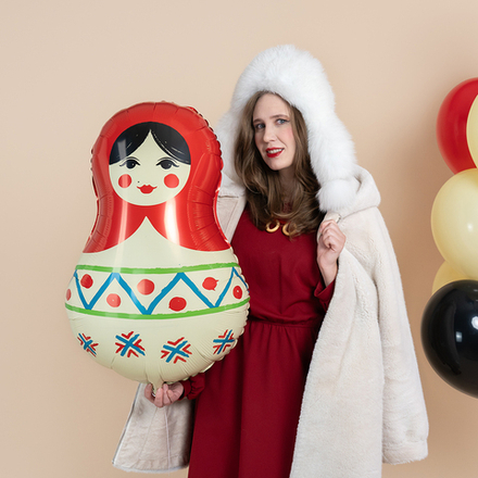 Фигура Матрешка Русский узор (31''/79 см)