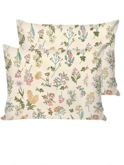 Постельное белье перкаль Сказка "Ботаника" 2-спальное  Наволочка 50х70 см 2 шт Простынь на резинке 160x200 см Пододеяльник 175x215 см